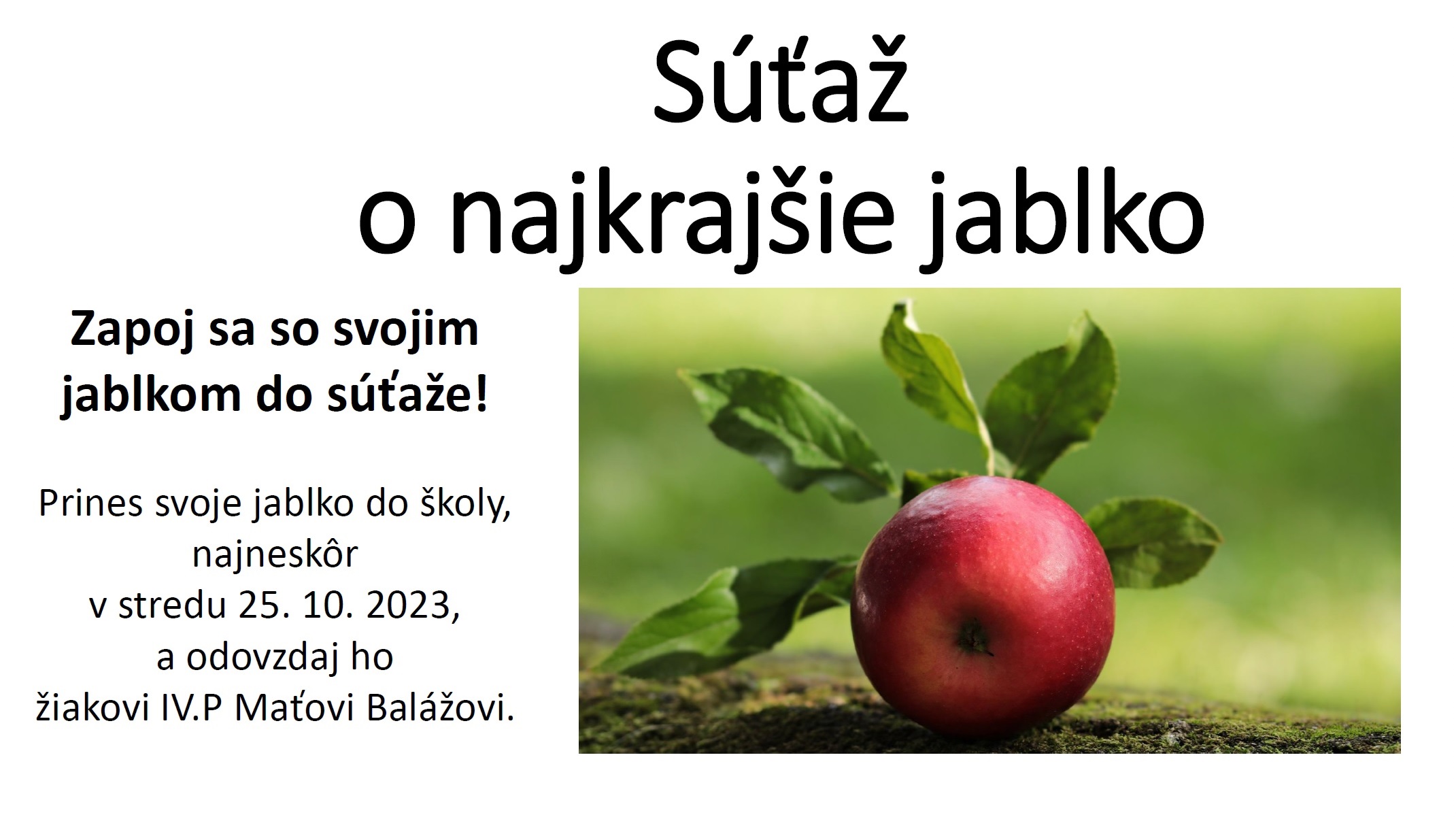 Najkrajšie jablko