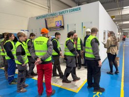 Exkurzia mechanikov strojov a zariadení vo firmách  Wittur s.r.o. a J.G. Benegroup s.r.o. v Krupine