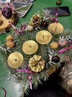 Adventná výzdoba školských dielní