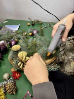 Adventná výzdoba školských dielní