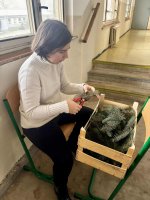 Adventná výzdoba školských dielní