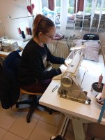 Základy šitia na stroji s podnikateľmi pre rozvoj vidieka