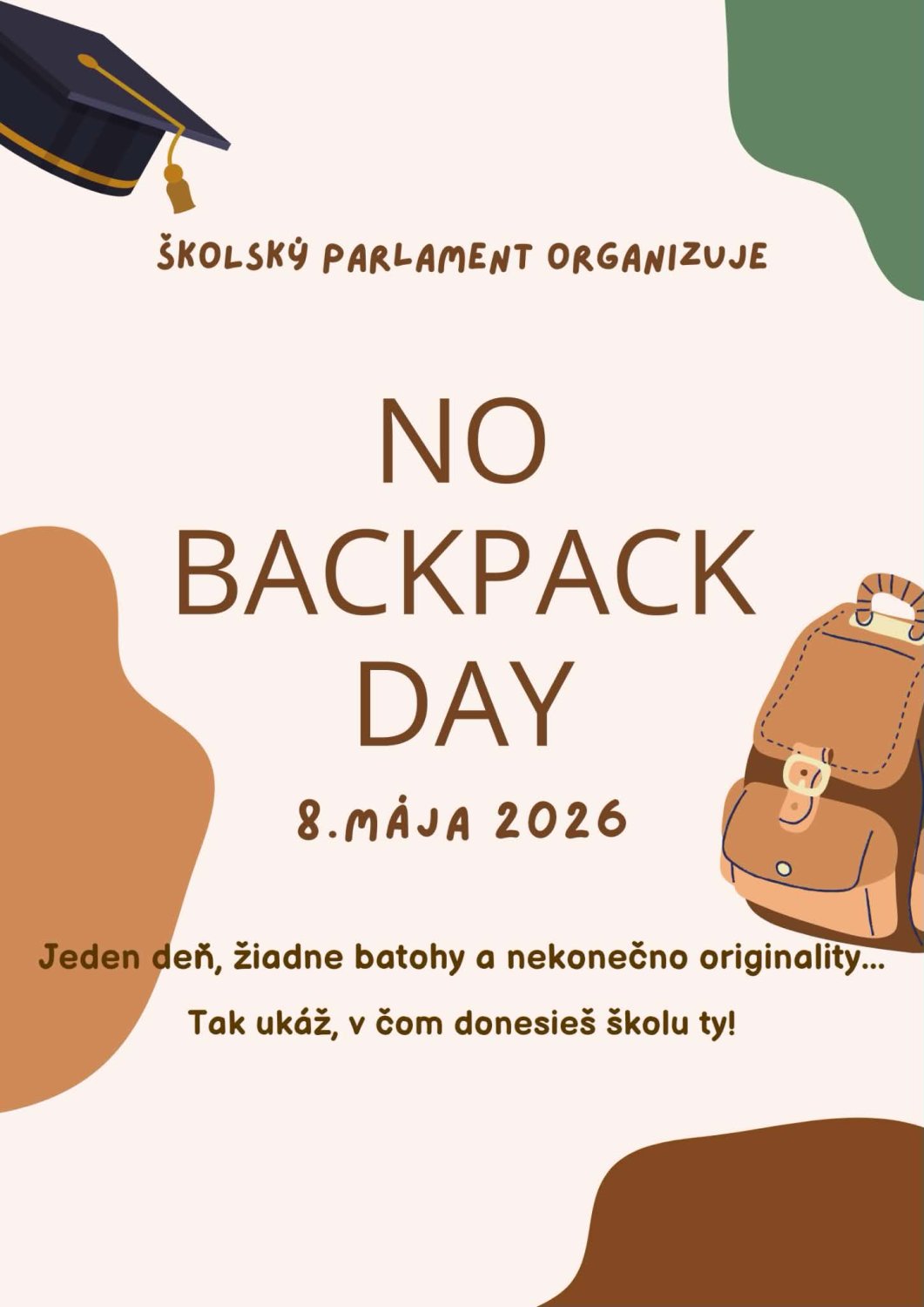 No backpack day