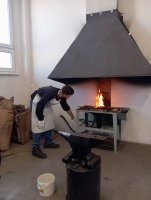 Žiaci sa učili základy kováčstva Žiaci sa učili základy kováčstva