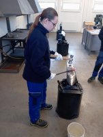 Žiaci sa učili základy kováčstva Žiaci sa učili základy kováčstva